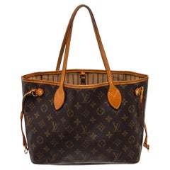 Louis Vuitton Brown Neverfull PM Tote Bag