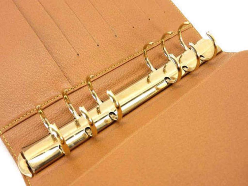 Louis Vuitton Brown Nomade Leather Agenda Mm 232650 For Sale 7