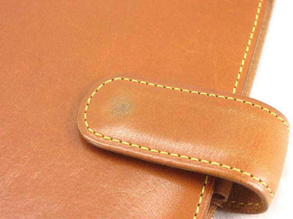 Louis Vuitton Brown Nomade Leather Agenda Mm 232650 For Sale 8