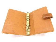 Louis Vuitton Brown Nomade Leather Agenda Mm 232650