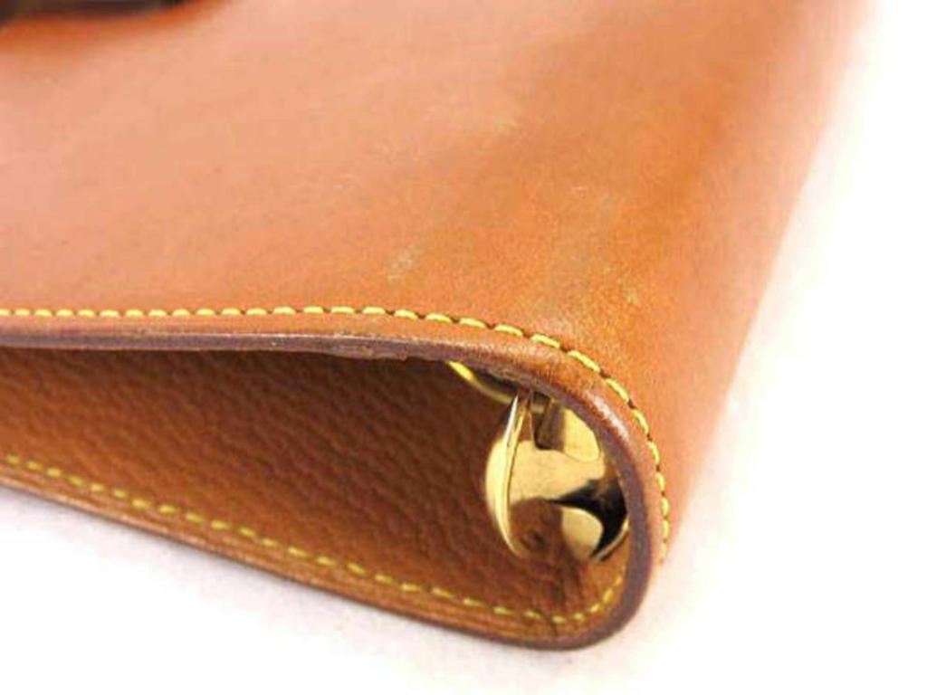 Louis Vuitton Brown Nomade Leather Agenda Mm 232650 For Sale 1