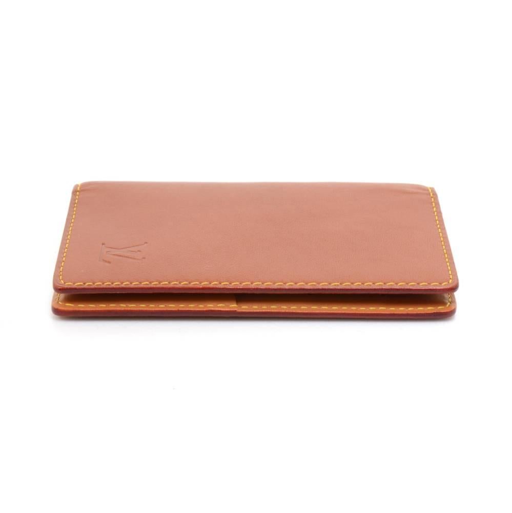 Louis Vuitton Brown Nomade Leather Organizer De Poche Card Case In Excellent Condition In Fukuoka, Kyushu
