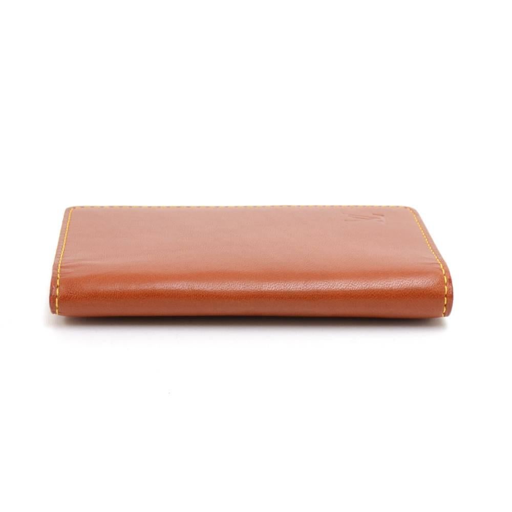 Louis Vuitton Brown Nomade Leather Organizer De Poche Card Case 1
