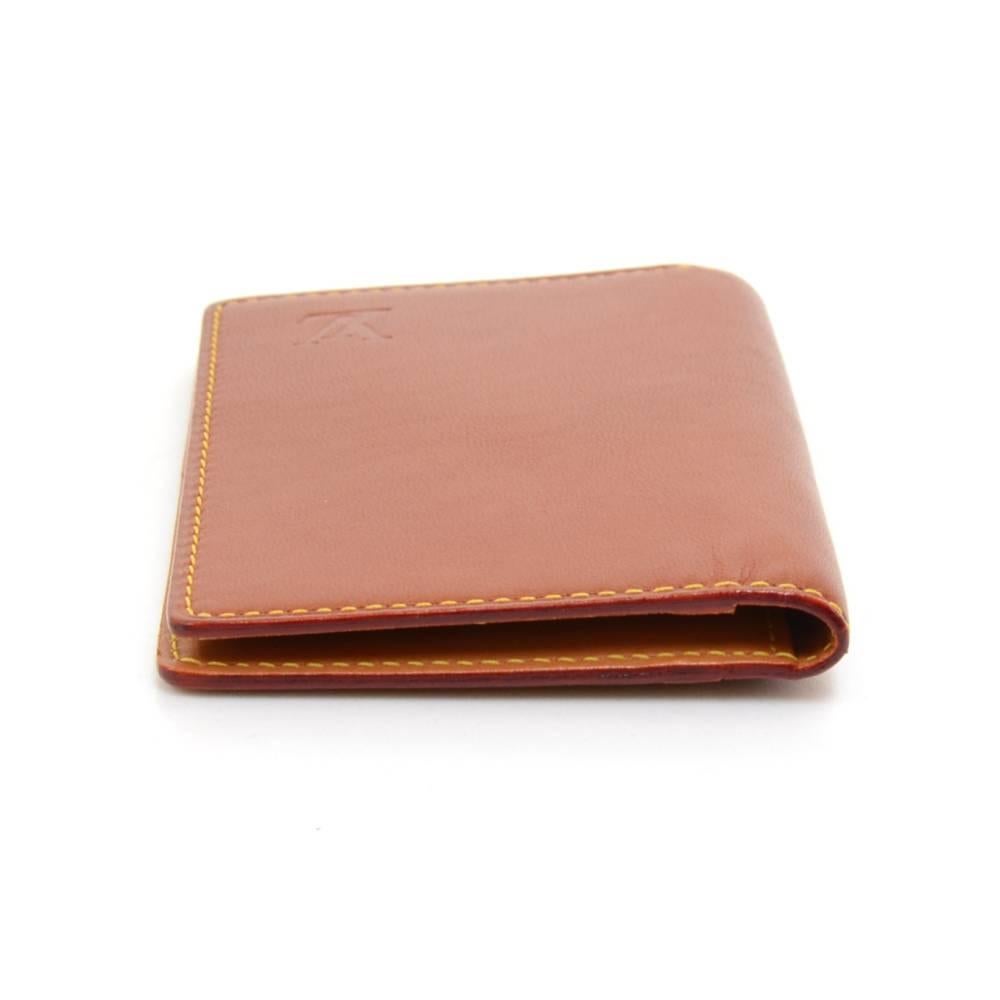 Louis Vuitton Brown Nomade Leather Organizer De Poche Card Case 2