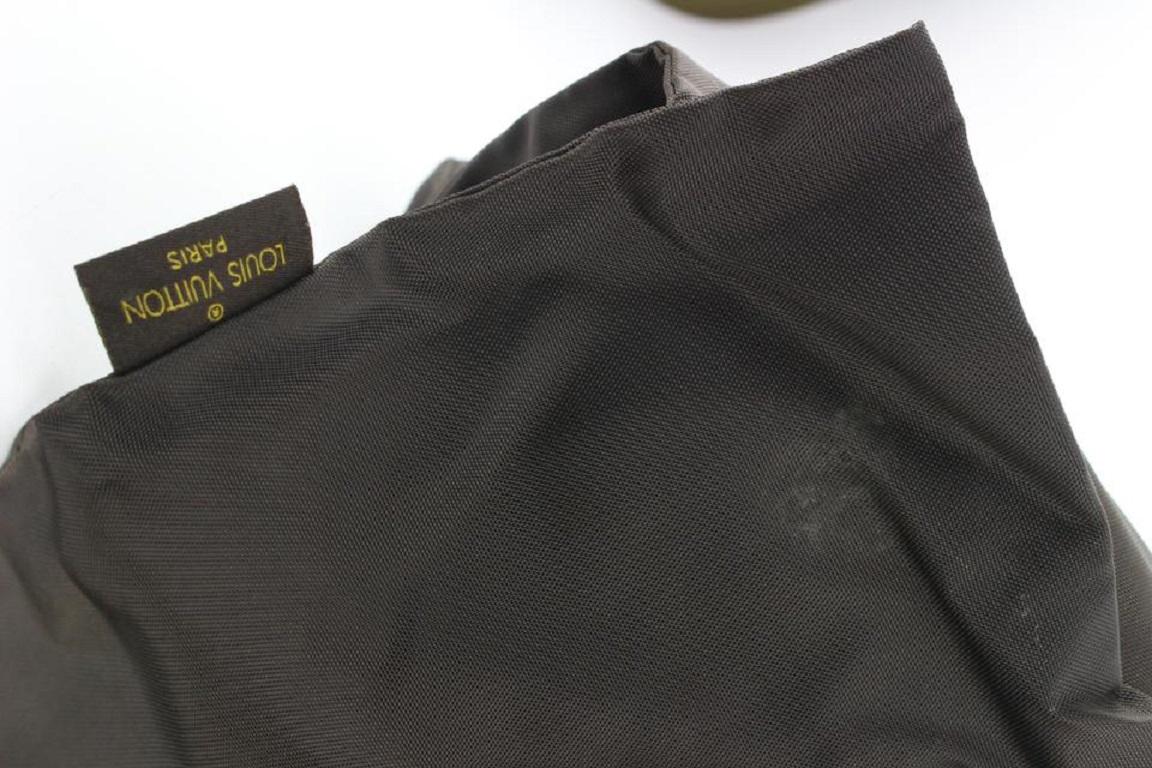 Louis Vuitton Brown Nylon Garment Bag with Hanger 61lvs126 5