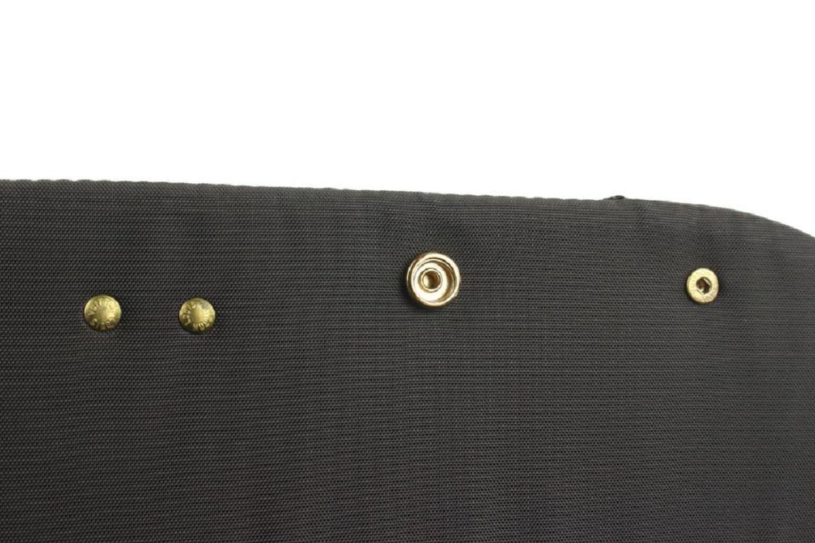 Louis Vuitton Brown Nylon Garment Bag with Hanger 61lvs126 1