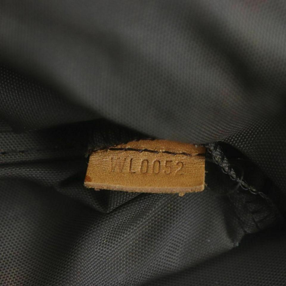 Louis Vuitton Brown Nylon Garment Cover Bag 860998 5