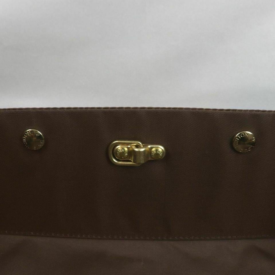 Louis Vuitton Brown Nylon Garment Cover Bag 860998 7