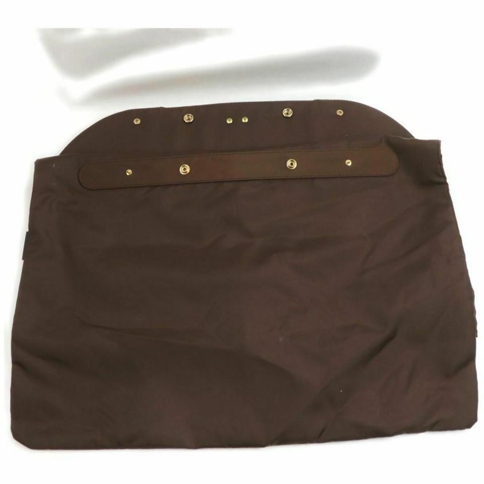 Women's Louis Vuitton Brown Nylon Garment Cover Bag 860998