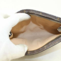 Louis Vuitton Brown Poche Monogram Toiletry Pouch Toilette 869956 Cosmetic Bag