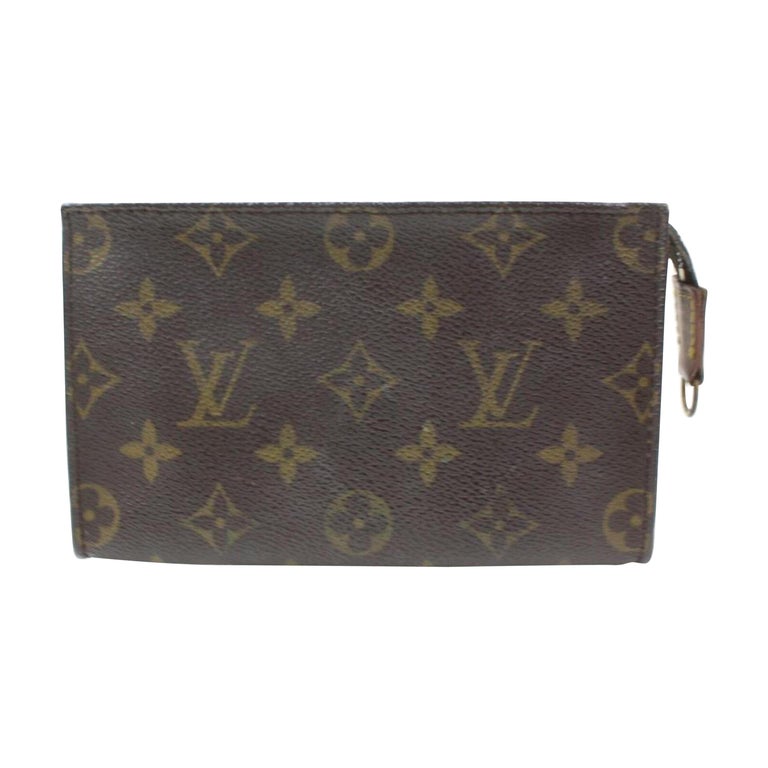 Louis Vuitton Brown Taiga Leather Neo Pavel Cosmetic Case Toiletry Bag 861709