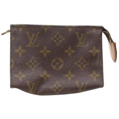 Louis Vuitton Brown Poche Toiletry Pouch 15 Toilette 868413 Cosmetic Bag