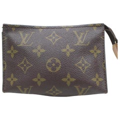 Louis Vuitton Brown Poche Toiletry Pouch 15 Toilette 868430 Cosmetic Bag