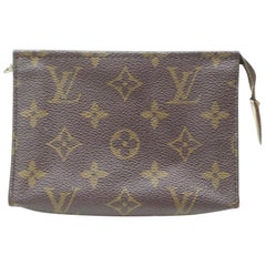 Louis Vuitton Brown Poche Toiletry Pouch 15 Toilette 869614 Cosmetic Bag