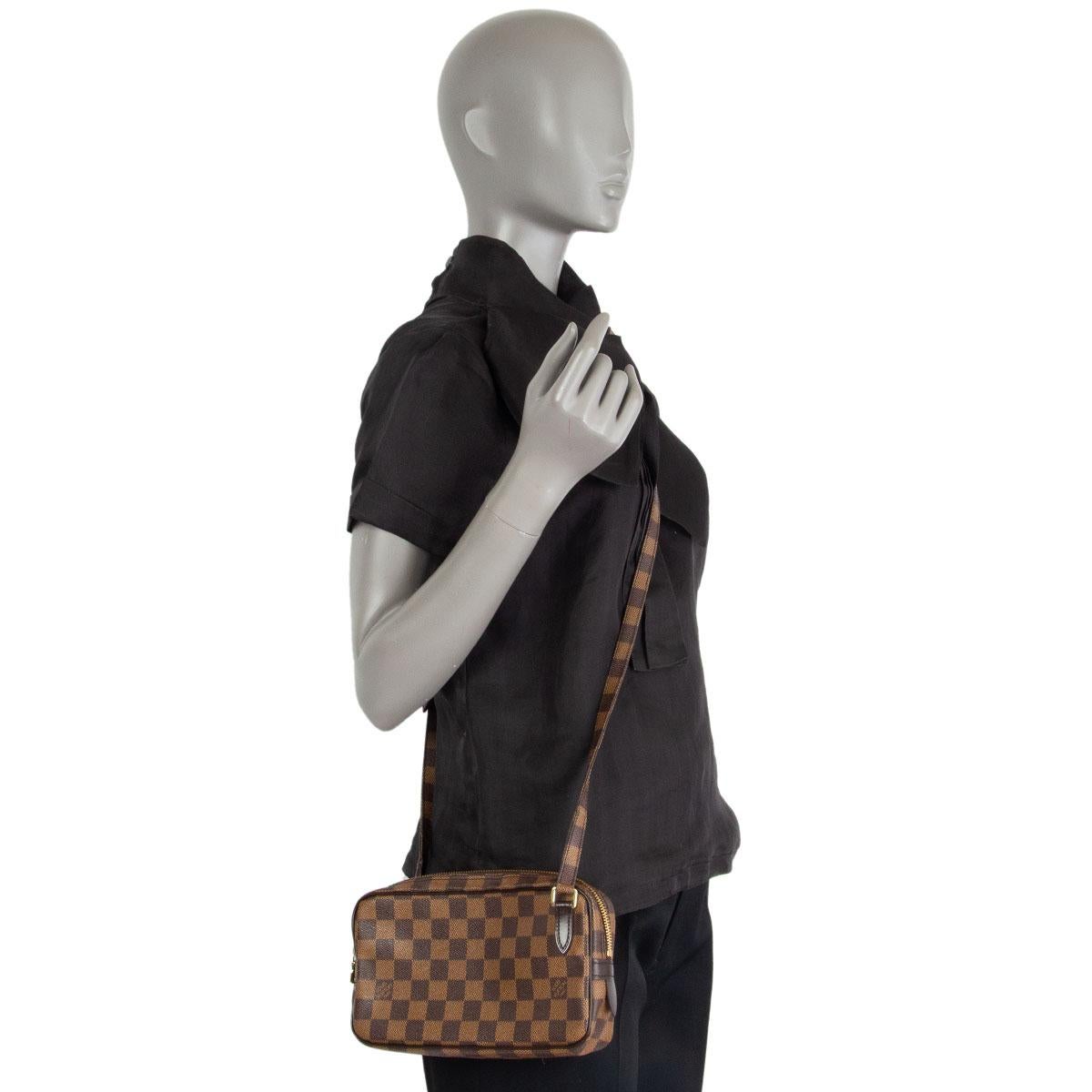 LOUIS VUITTON braun POCHETTE MARLY BANDOULIERE DAMIER Crossbody Bag 2