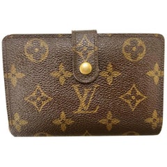 Louis Vuitton Brown Porte Monogram Viennois Kisslock Wallet 234063