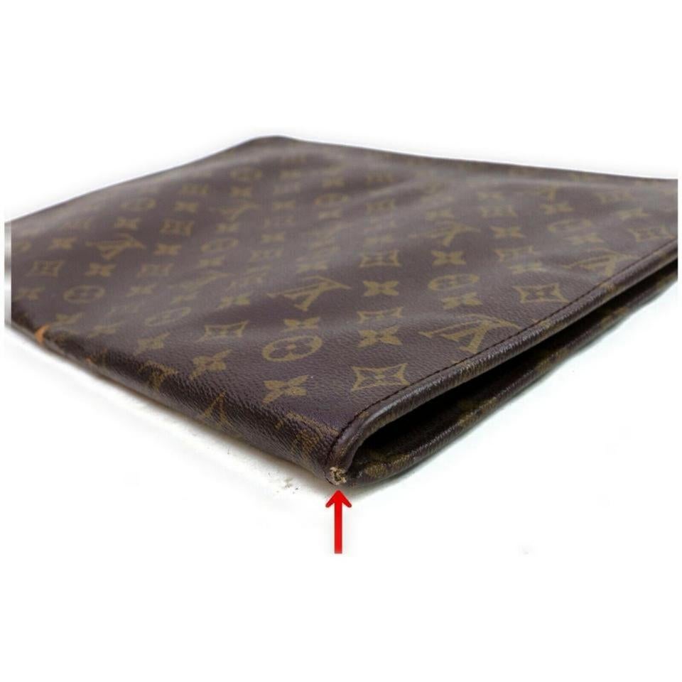 Louis Vuitton Brown Portfolio Poche Documents Monogram Zip Folder 872474 872474 For Sale 4