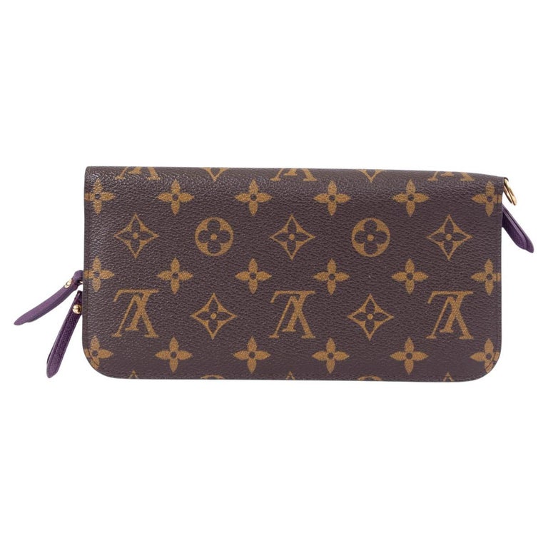 LOUIS VUITTON brown and purple Monogram Canvas INSOLITE Wallet at 1stDibs