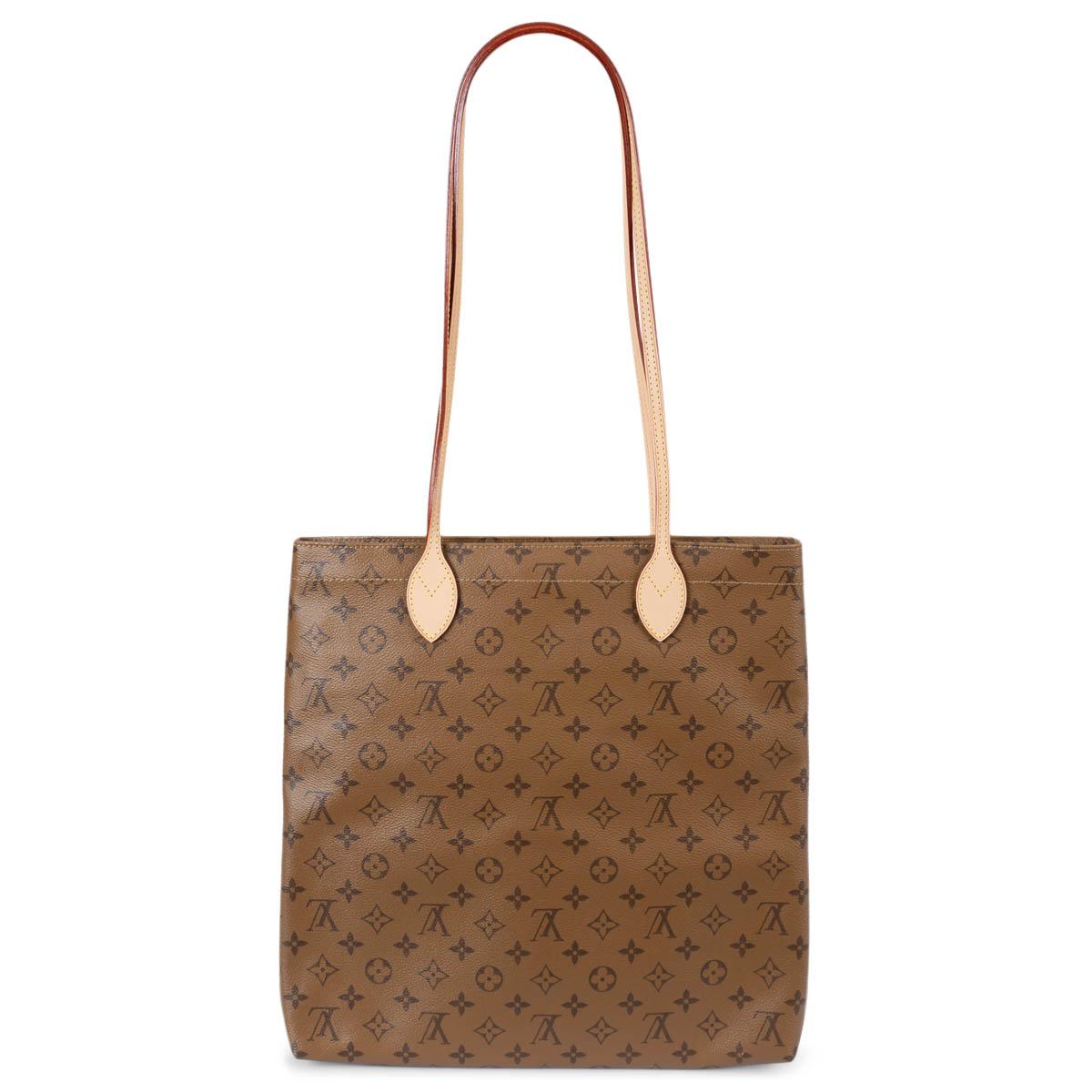 LOUIS VUITTON brown Reverse Monogram canvas 2020 CARRY IT VHS Tote Bag In New Condition For Sale In Zürich, CH