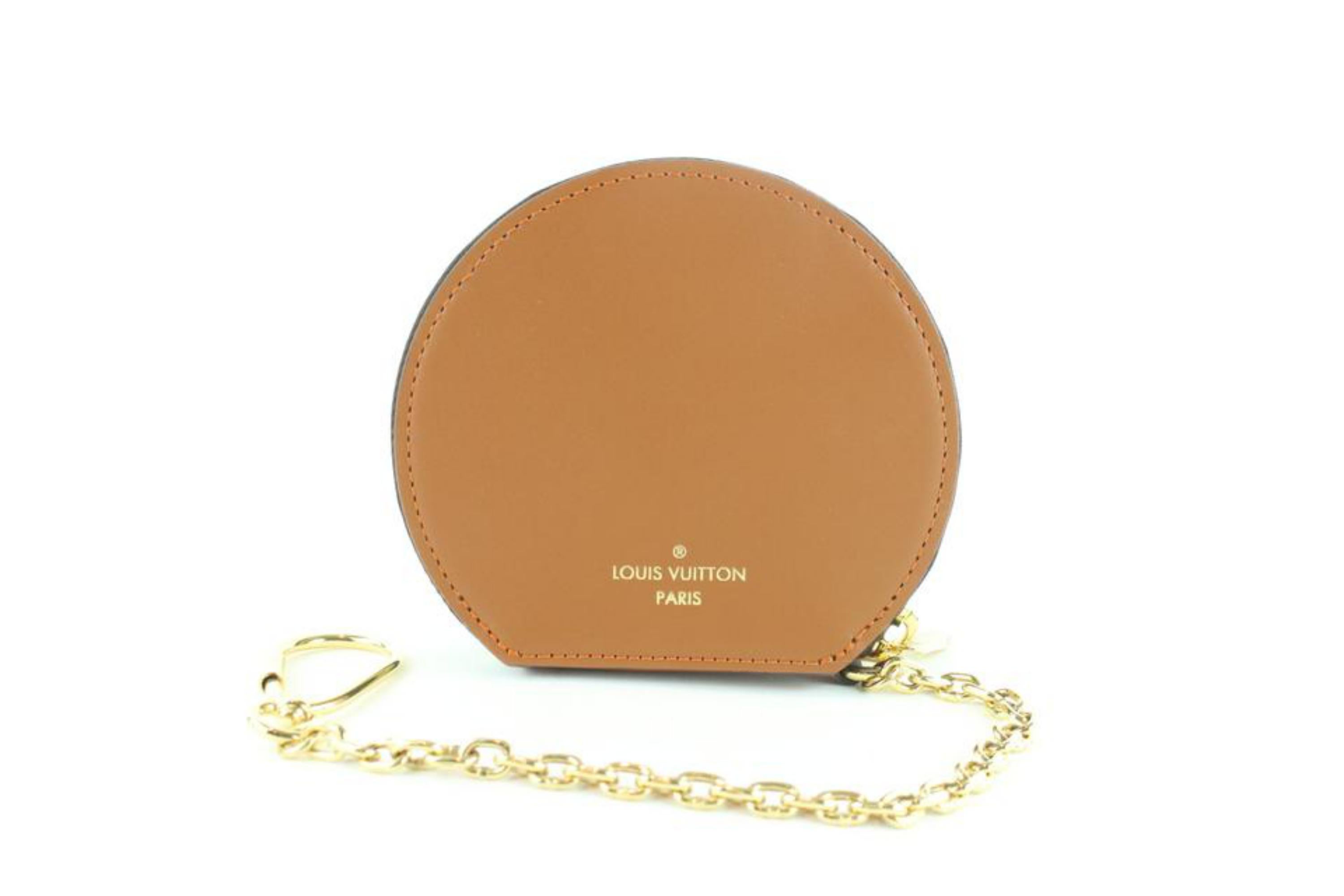 Louis Vuitton Brown (Runway)  Coddington Catogram Micro Boite 7lz1102 Wallet In New Condition For Sale In Forest Hills, NY