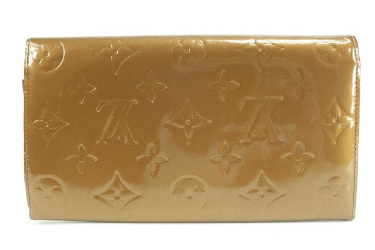 Louis Vuitton LV Bronze Vernis Cell Phone Case Cigarette Pouch