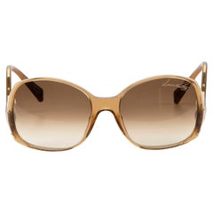 Louis Vuitton Braune Quadratische Glitzer-Sonnenbrille