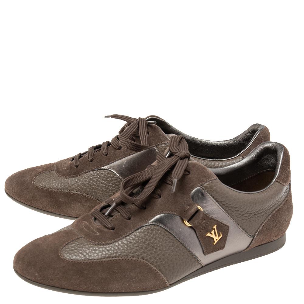 Louis Vuitton Brown Suede and Leather 