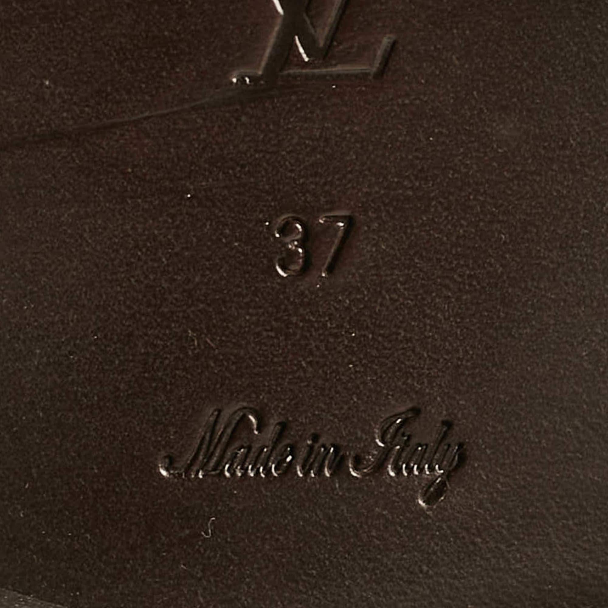 Louis Vuitton Brown Suede Knee Length Boots Size 37 3
