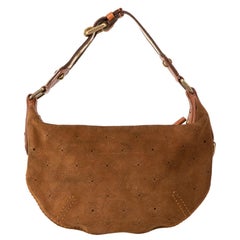 Louis Vuitton Brown Suede Onatah PM Shoulder Bag