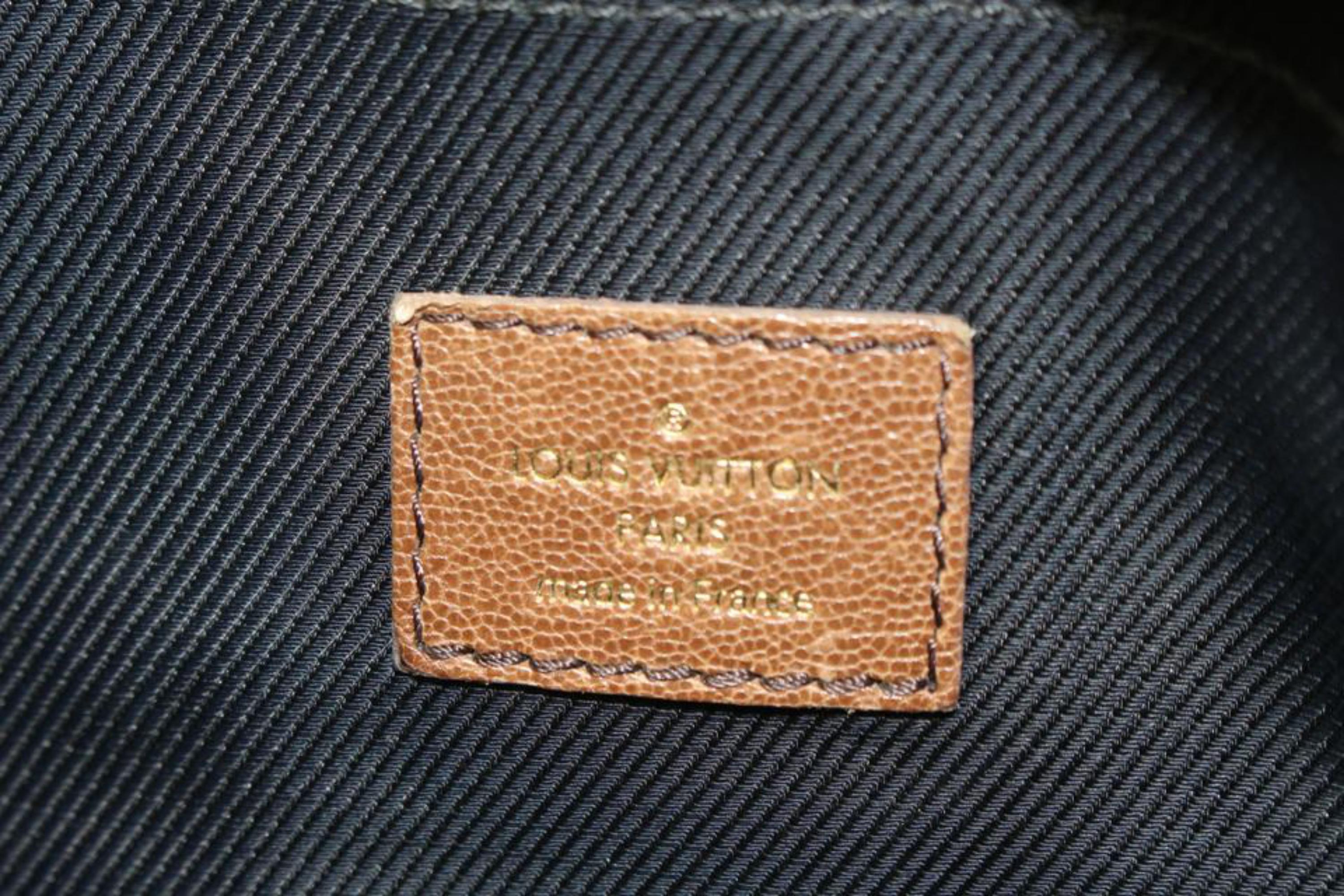 Louis Vuitton Brown Wildleder x Patent Irene Coco Hobo Tasche 67lk322s im Angebot 5