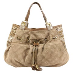 Louis Vuitton Brown Suede x Patent Irene Coco Hobo Bag 67lk322s