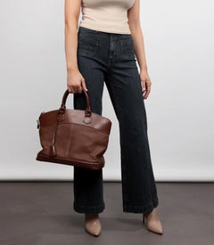 Louis Vuitton Brown Suhali Goatskin & Smooth Calfskin Leather Suhali Lockit MM