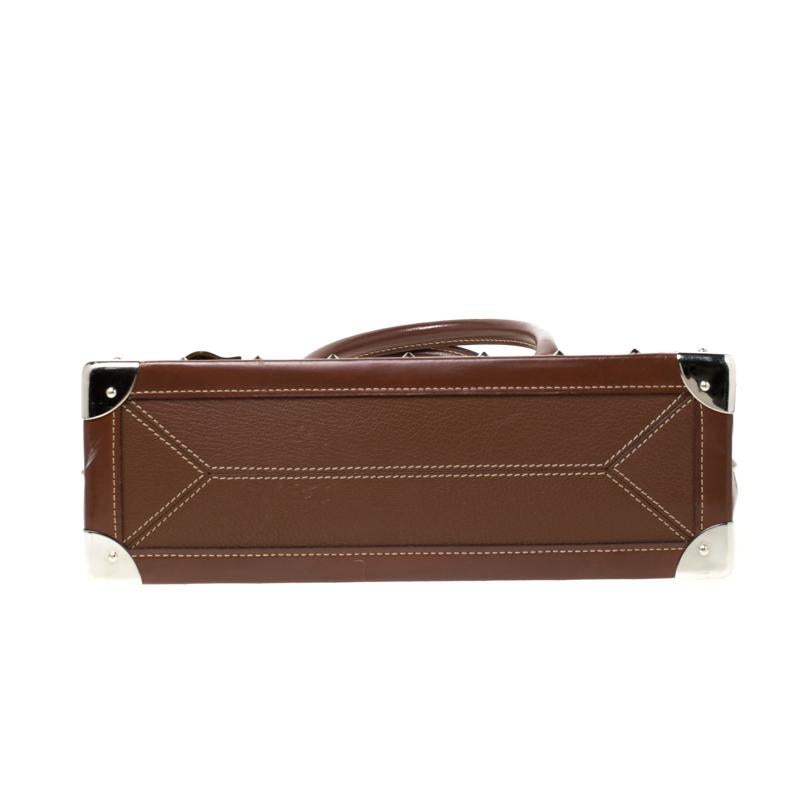 Louis Vuitton Brown Suhali Leather Le Fabuleux Bag In Good Condition In Dubai, Al Qouz 2