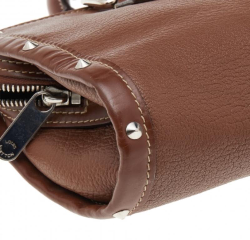 Bolso Louis Vuitton L'Epanoui PM Piel Suhali Marrón 6