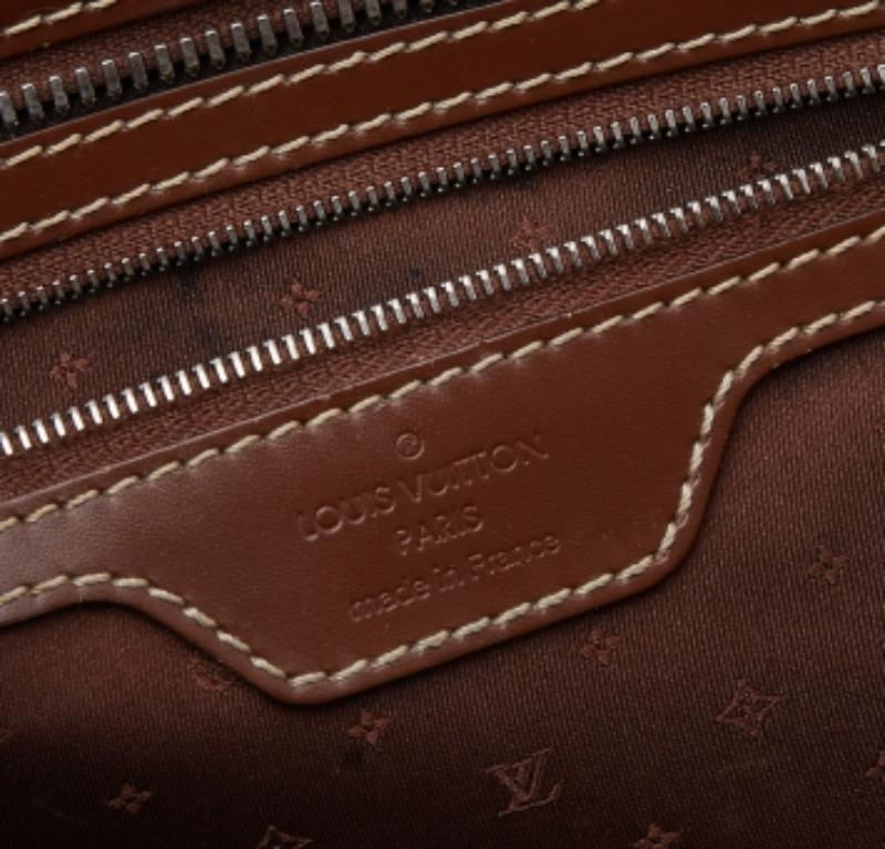 De las mujeres Bolso Louis Vuitton L'Epanoui PM Piel Suhali Marrón