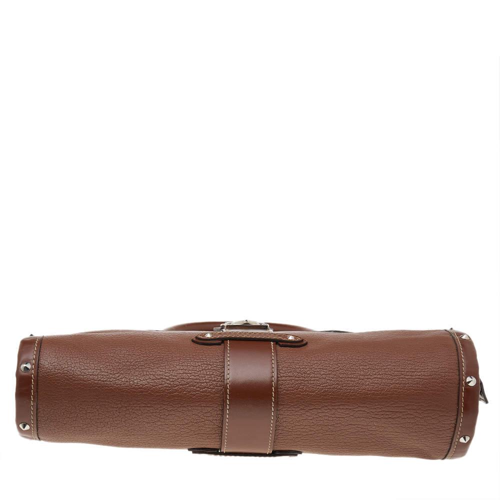 Louis Vuitton Brown Suhali Leather L'Epanoui PM Bag For Sale 1