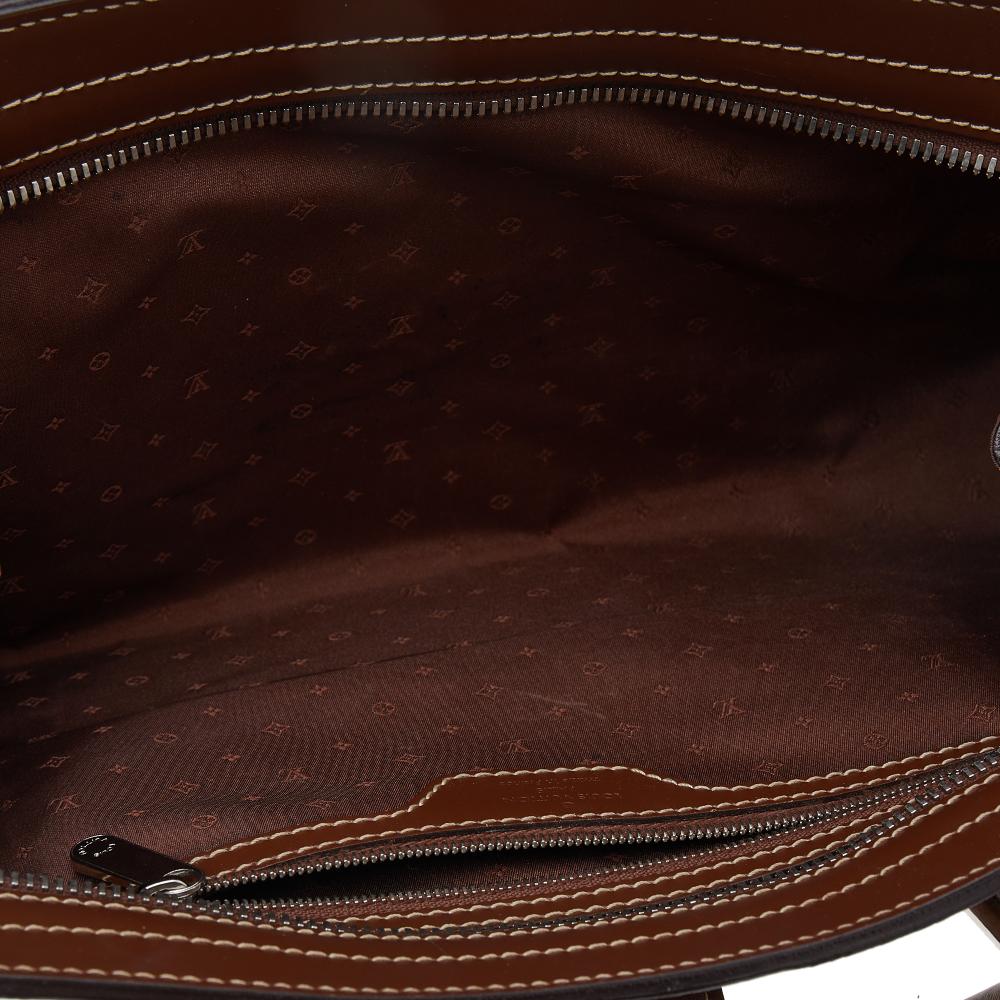 Louis Vuitton Brown Suhali Leather L'Epanoui PM Bag For Sale 2