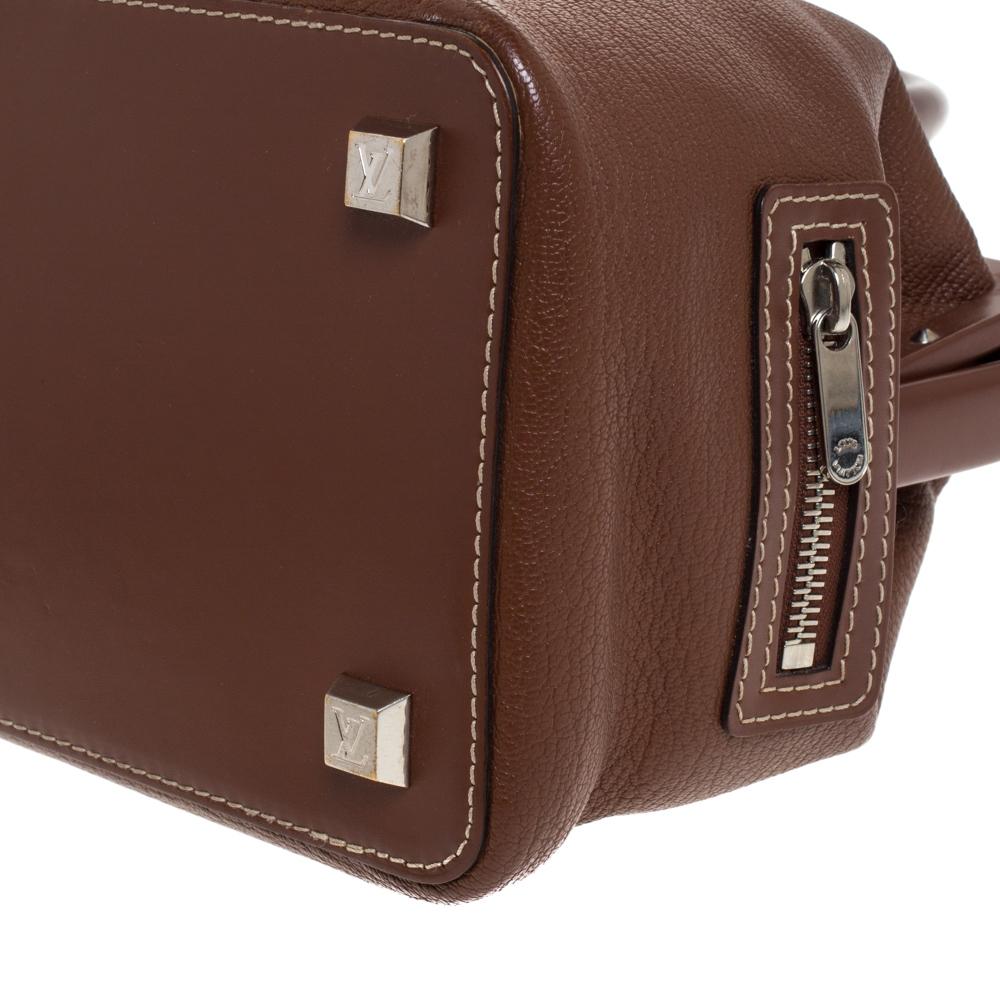 Louis Vuitton Brown Suhali Leather L'Ingenieux PM Bag In Good Condition In Dubai, Al Qouz 2