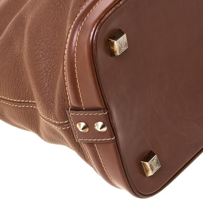 Louis Vuitton Brown Suhali Leather Lockit MM Bag 7
