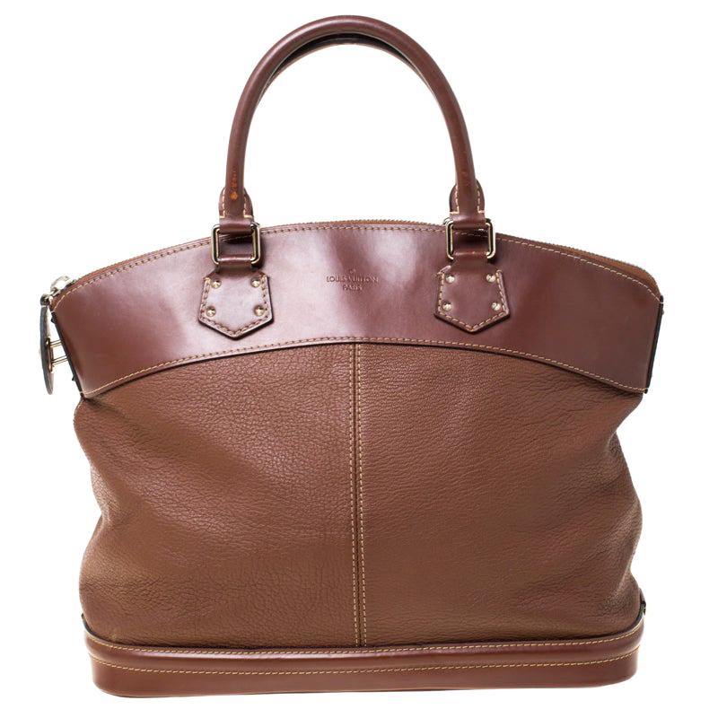 Louis Vuitton Brown Suhali Leather Lockit MM Bag