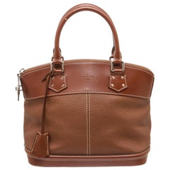 Louis Vuitton Brown Suhali Leather Lockit PM Shoulder Bag 