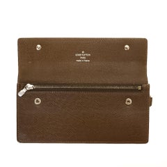 Louis Vuitton Brown Taiga Accordeon Wallet