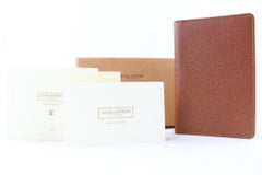 Louis Vuitton Brown Taiga Id Holder Wallet Case 220079
