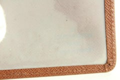Louis Vuitton Brown Taiga Leather Card Holder ID Wallet Case 5lvs1231