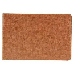 Louis Vuitton - Porte-cartes en cuir marron Taiga - Porte-cartes ID - Étui 5 étagères1231