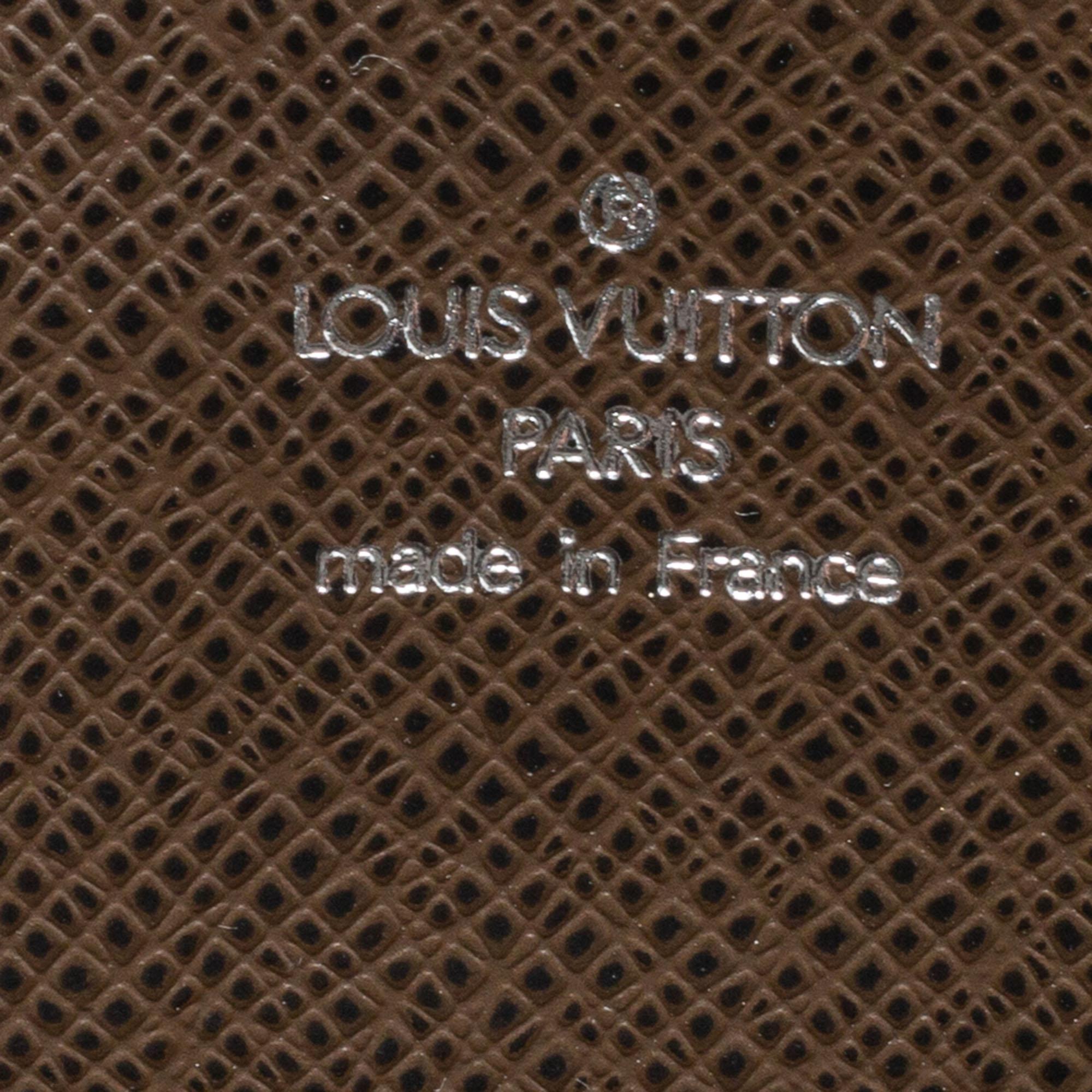 Louis Vuitton Brown Taiga Leather Lozan Briefcase 5