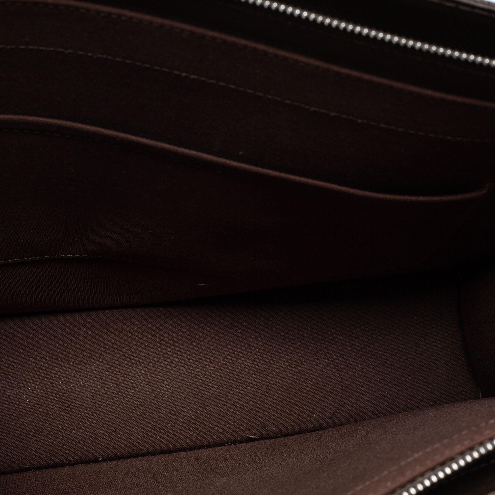 Louis Vuitton Brown Taiga Leather Lozan Briefcase 3