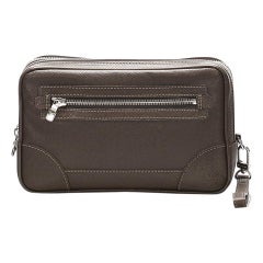 Louis Vuitton Brown Taiga Leather Neo Pavel Cosmetic Case Toiletry Bag 861709