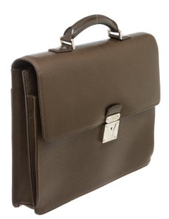 Louis Vuitton Brown Taiga Leather Robusto Briefcase Bag
