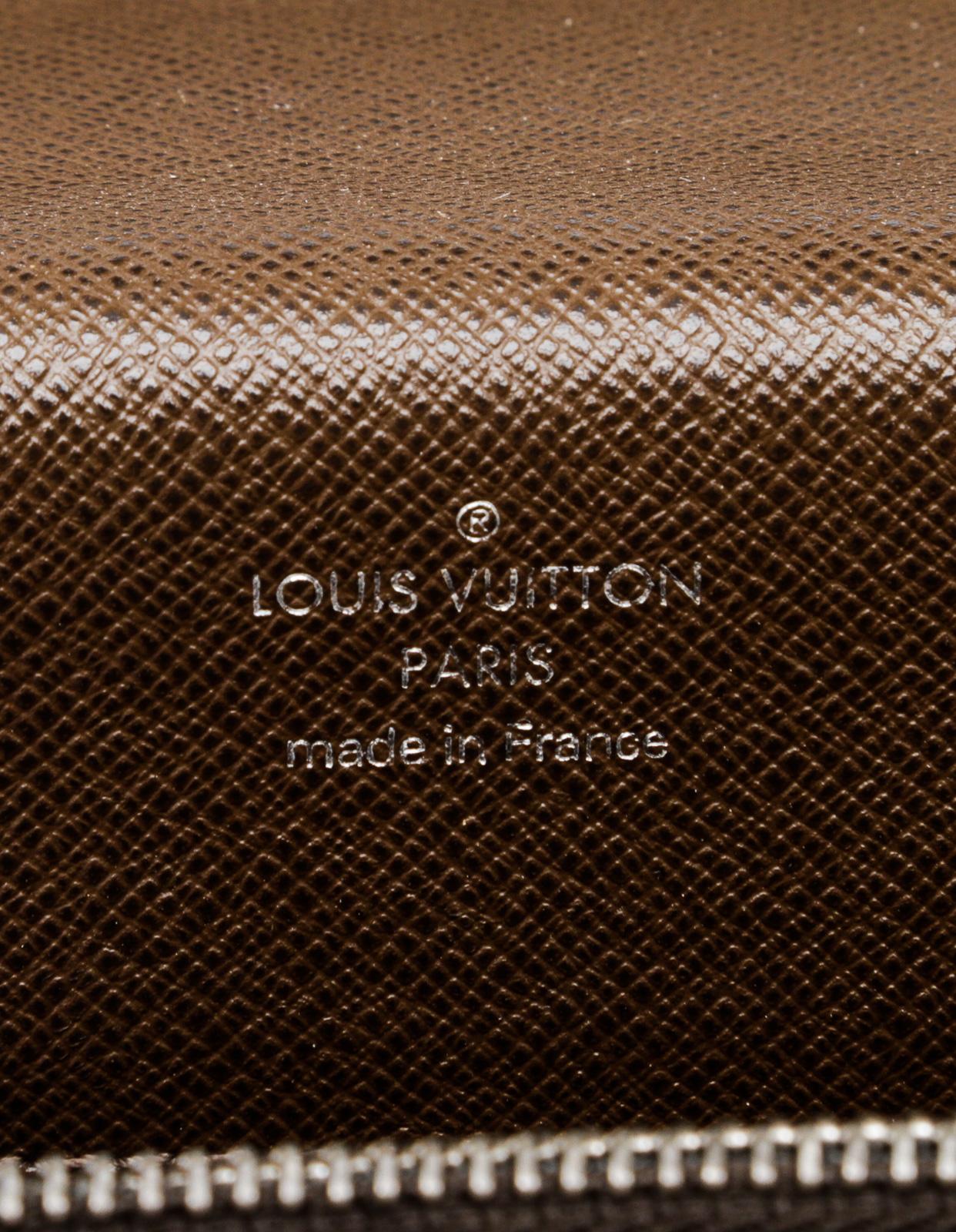 Louis Vuitton Brown Taiga Leather Robusto Briefcase Bag 1